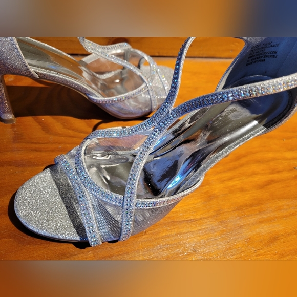 Silver Slipper Formal Heels - Picture 2 of 7